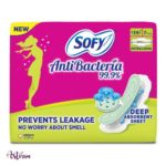 Sofy AntiBacteria Extra Long Sanitary Napkins, 7 pcs