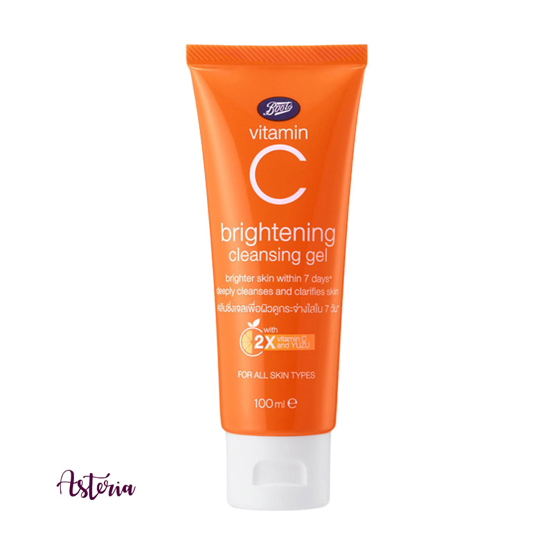 Boots-Vitamin-C-Brightening-Cleansing-Gel Boots Vitamin C Brightening Cleansing Gel, 100 ml - Image 1