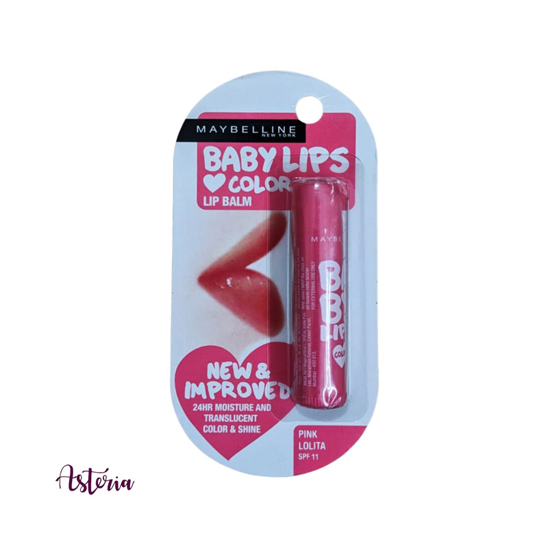Maybelline-Baby-Lips-Color-Lip-Balm-Pink-Lolita-SPF-11 Maybelline Baby Lips Color Lip Balm Pink Lolita SPF 11 - Image 1