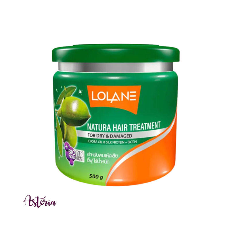 Lolane-Jojoba-Oil-And-Silk-Protein-Natural-Hair-Treatment Lolane Jojoba Oil And Silk Protein Natural Hair Treatment, 500 g - Image 1